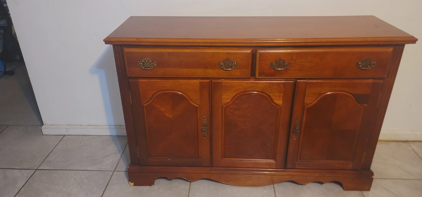 Wooden Buffet / Sideboard with Drawers and Cabinets - photo 2