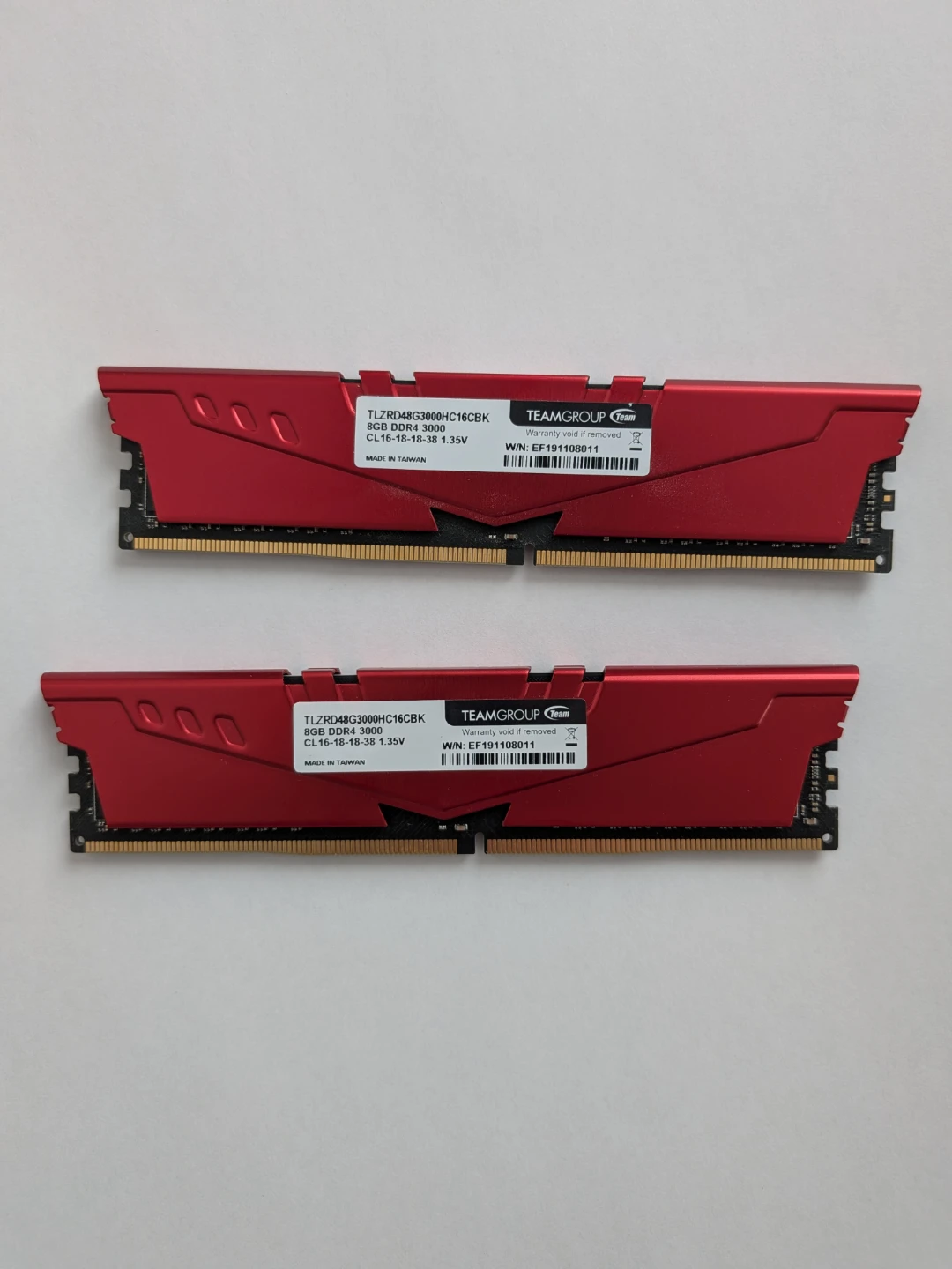 T-FORCE VULCAN Z DDR4 RAM Kit - 2x8GB (16GB)