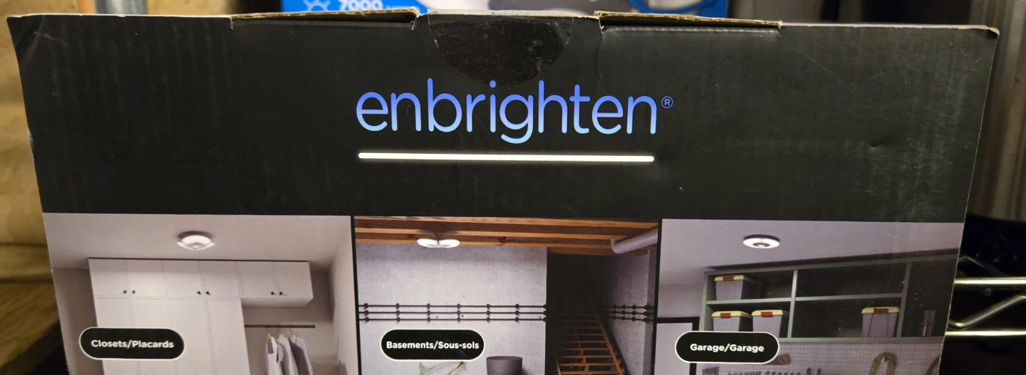 Enbrighten Adjustable LED Utility Light with Motion Sensing - photo 3