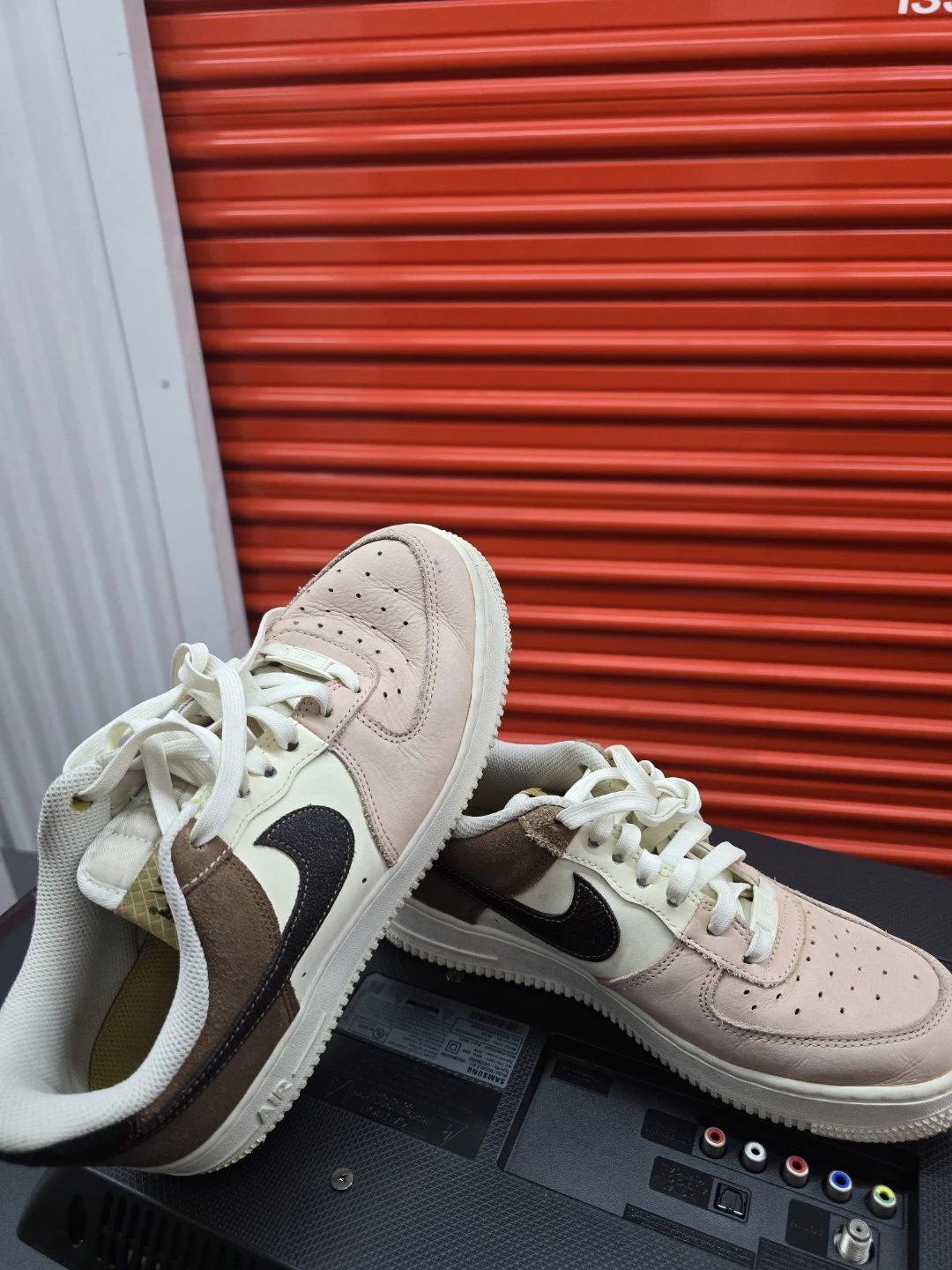 Nike Air Force 1 Low SE Light Pink Brown Shoes - photo 2