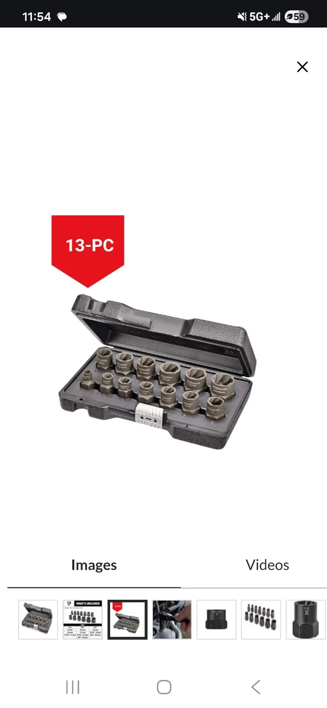 13-PC Impact Bolt Extractors Set