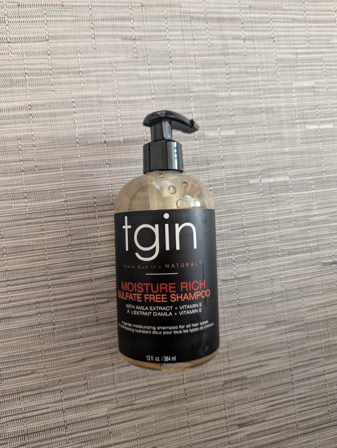 tgin Moisture Rich Sulfate Free Shampoo 13 fl. oz.