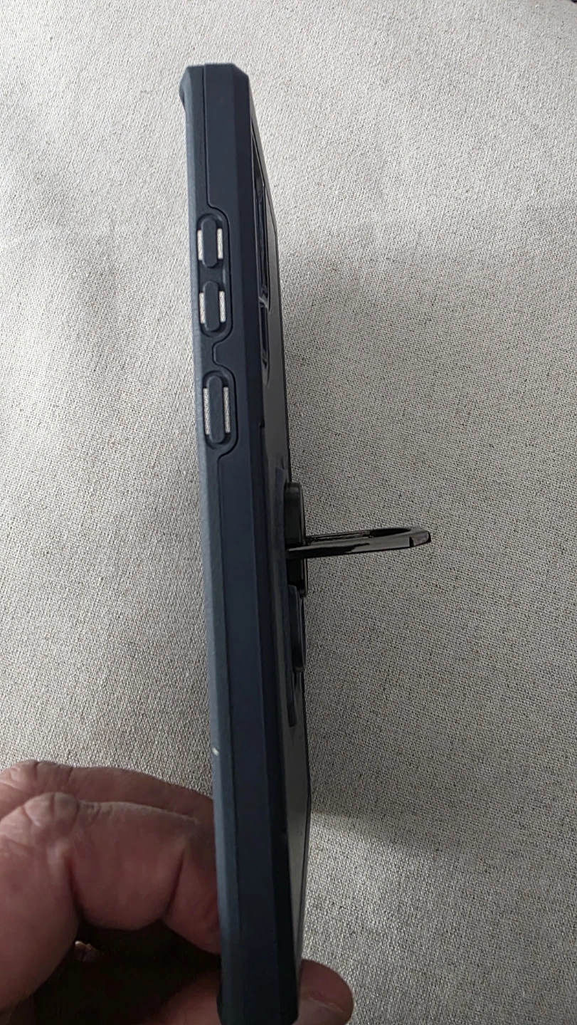 Blue Phone Case with Ring Stand. Galaxy S22Ultra - photo 4