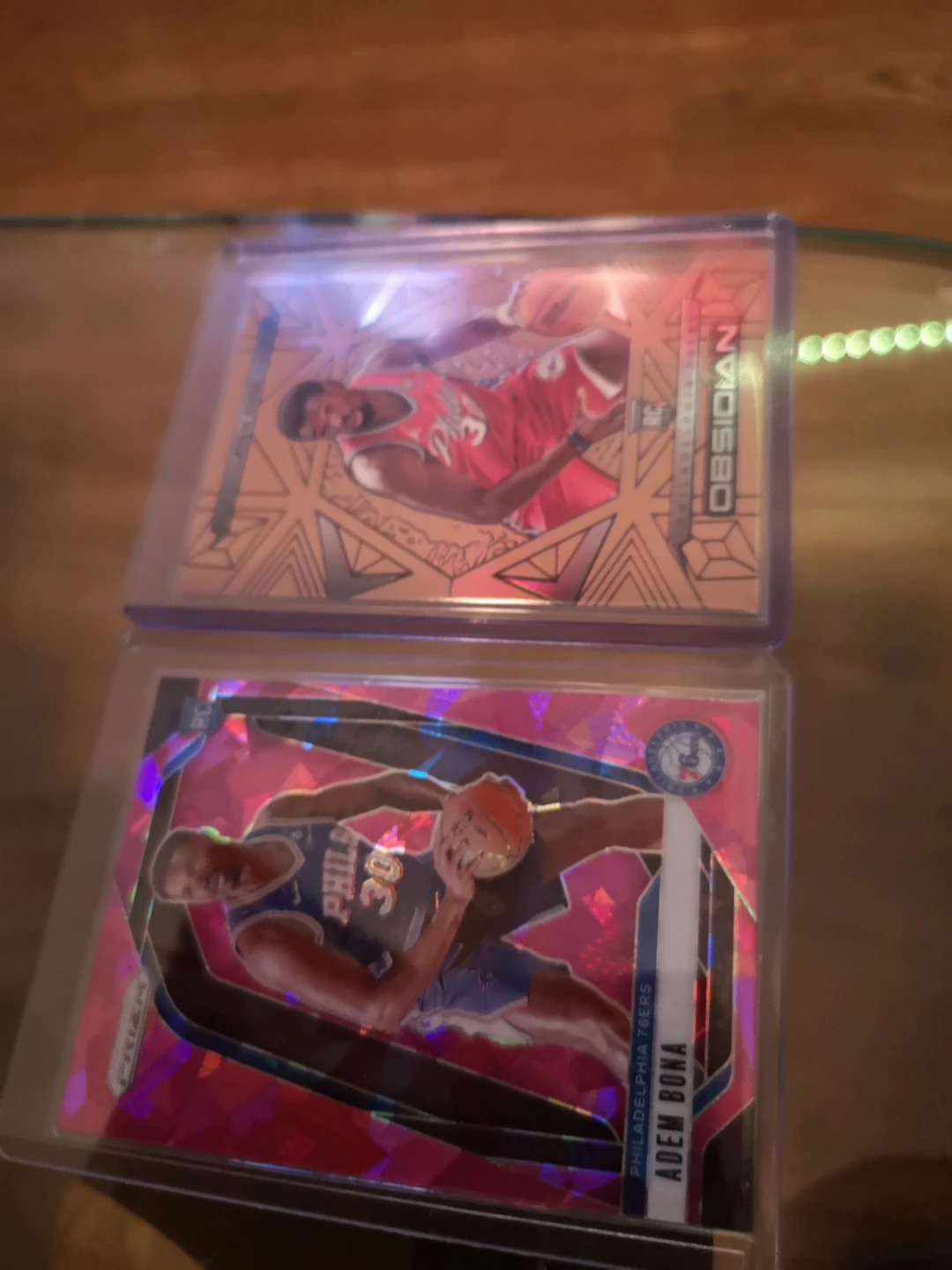 Adem Bona obsidian RC /99 2× Basketball Cards - photo 2