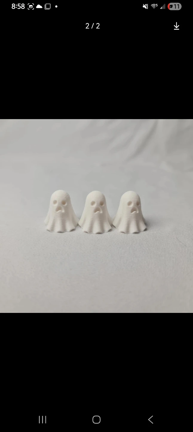 Miniature Ghost Figurines