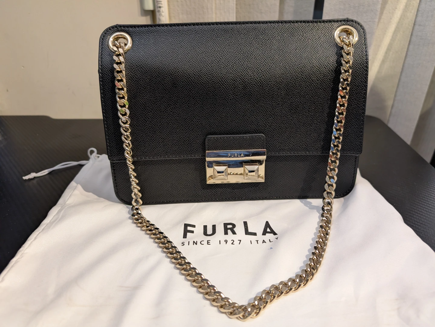 Furla Leather Bag Original Packaging With Dust Bag