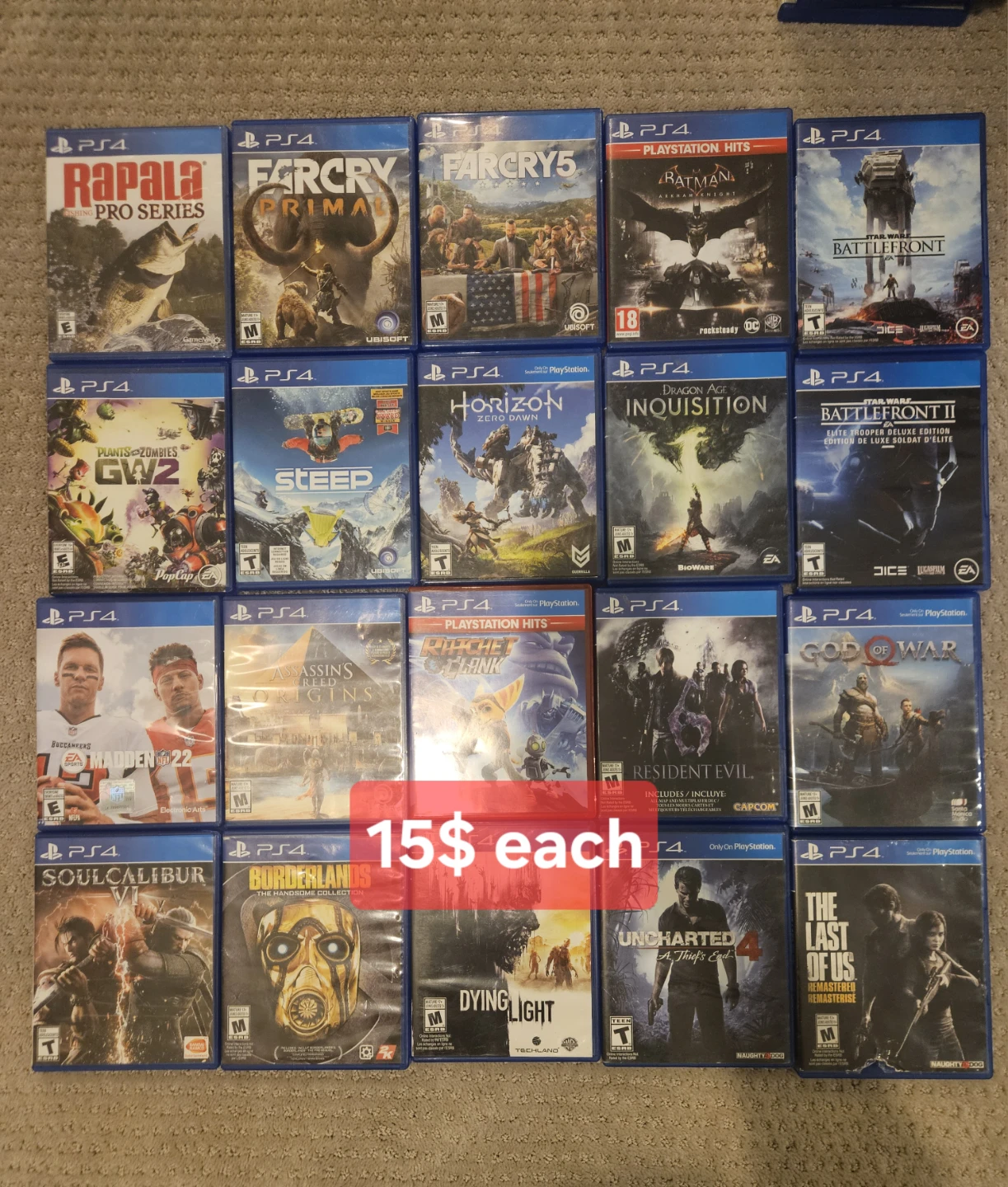 🎮 PS4 Games — HUGE COLLECTION! Over 100 Titles! 🎮 - photo 3