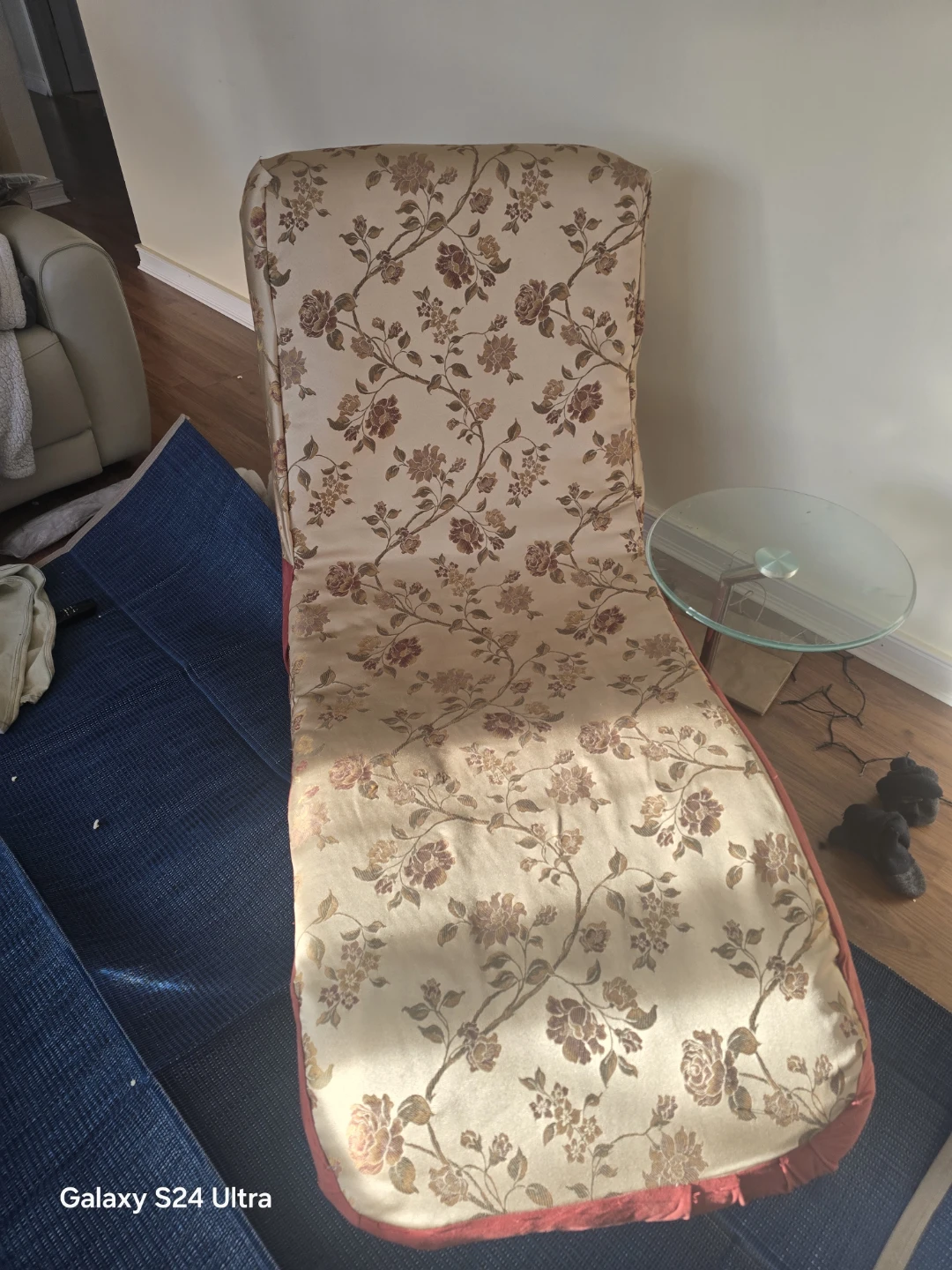 Floral Chaise Lounge Chair - photo 2
