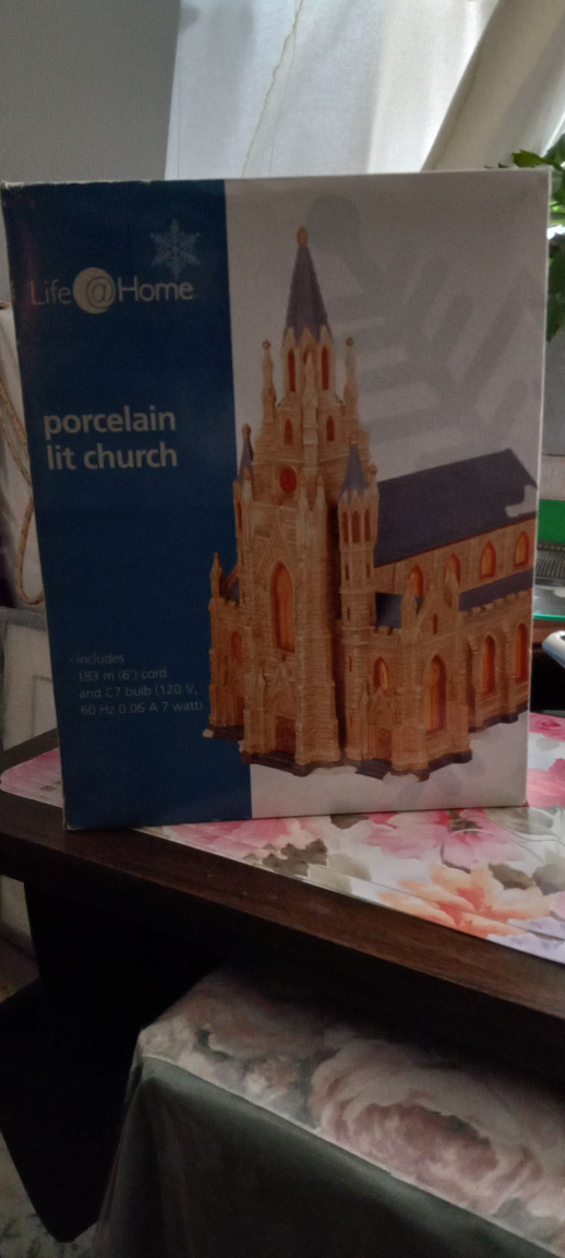 Life at Home Porcelain Lit Church - photo 2