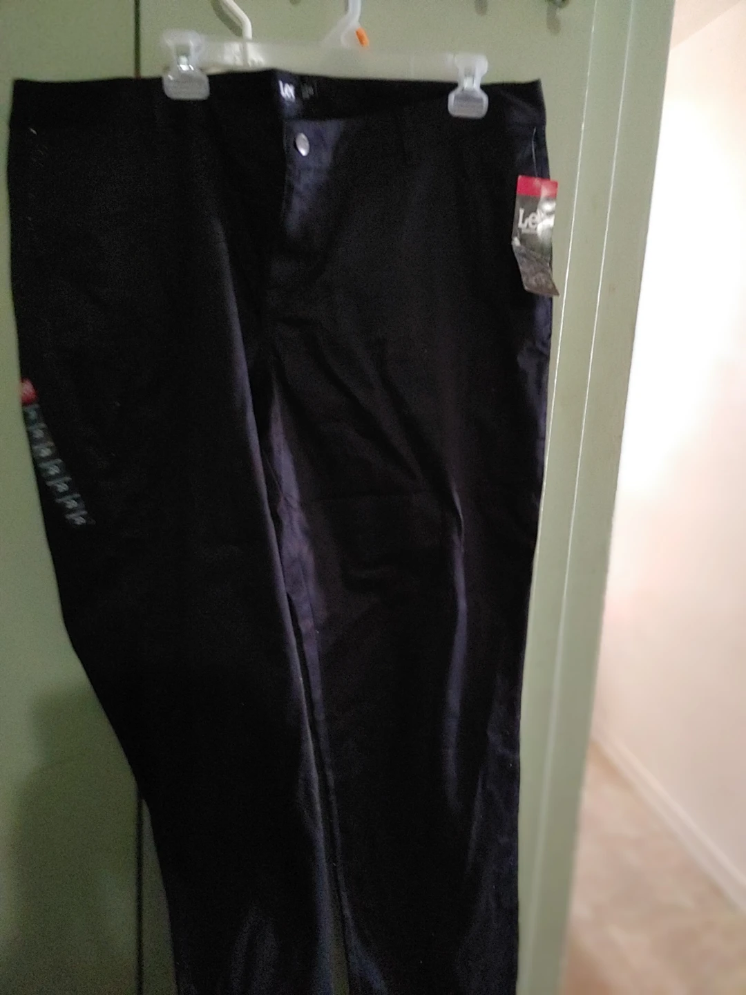 Womens  Black Straight Leg Pants Size 20 - photo 3