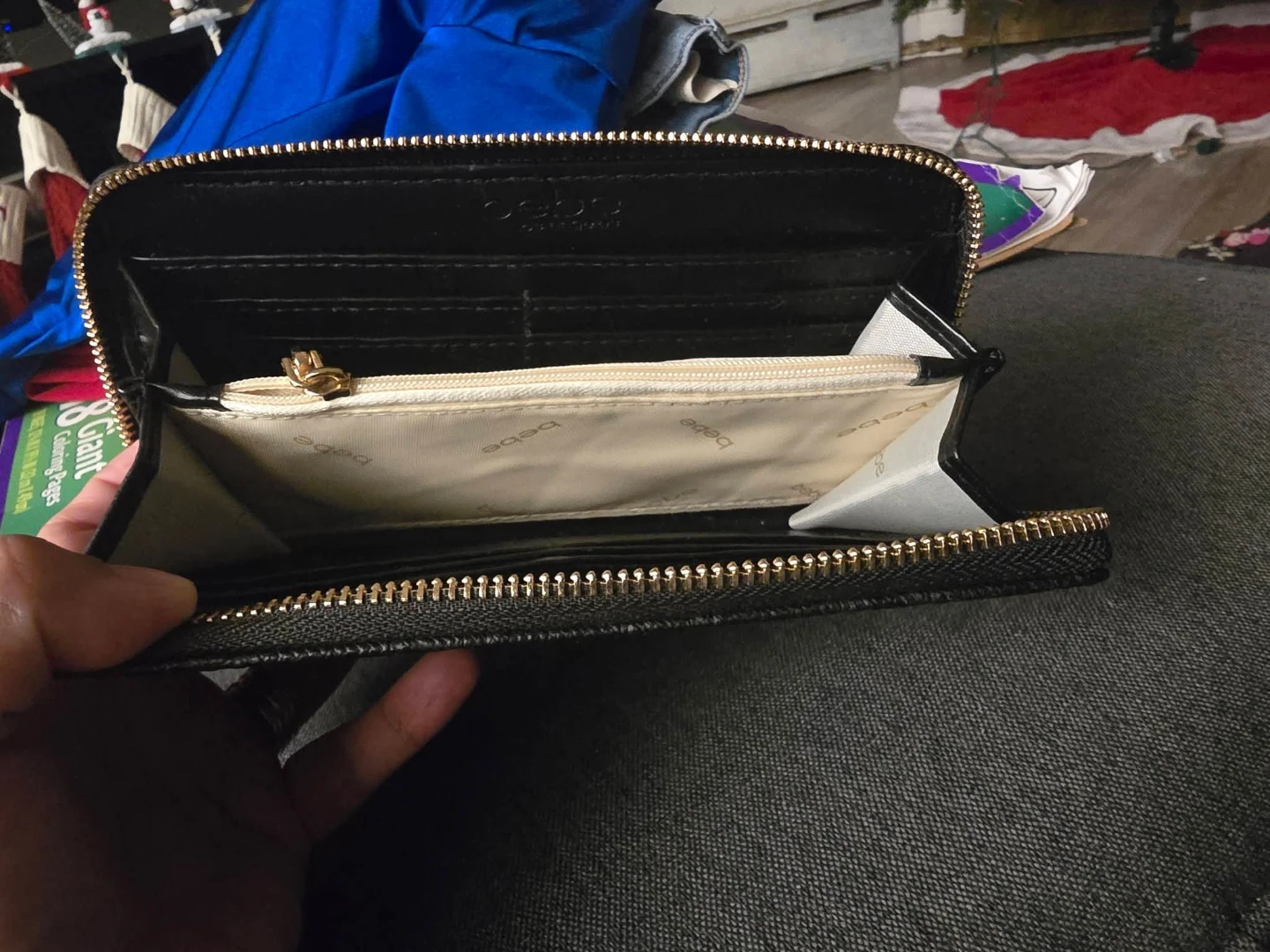 Bebe Black Logo Wristlet Wallet - photo 2