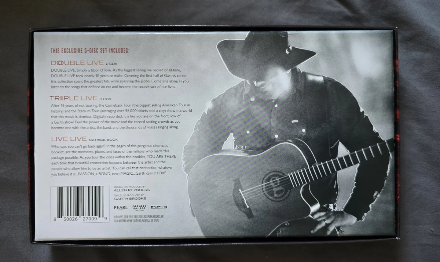 Garth Brooks Live 5-Disc Set - photo 2