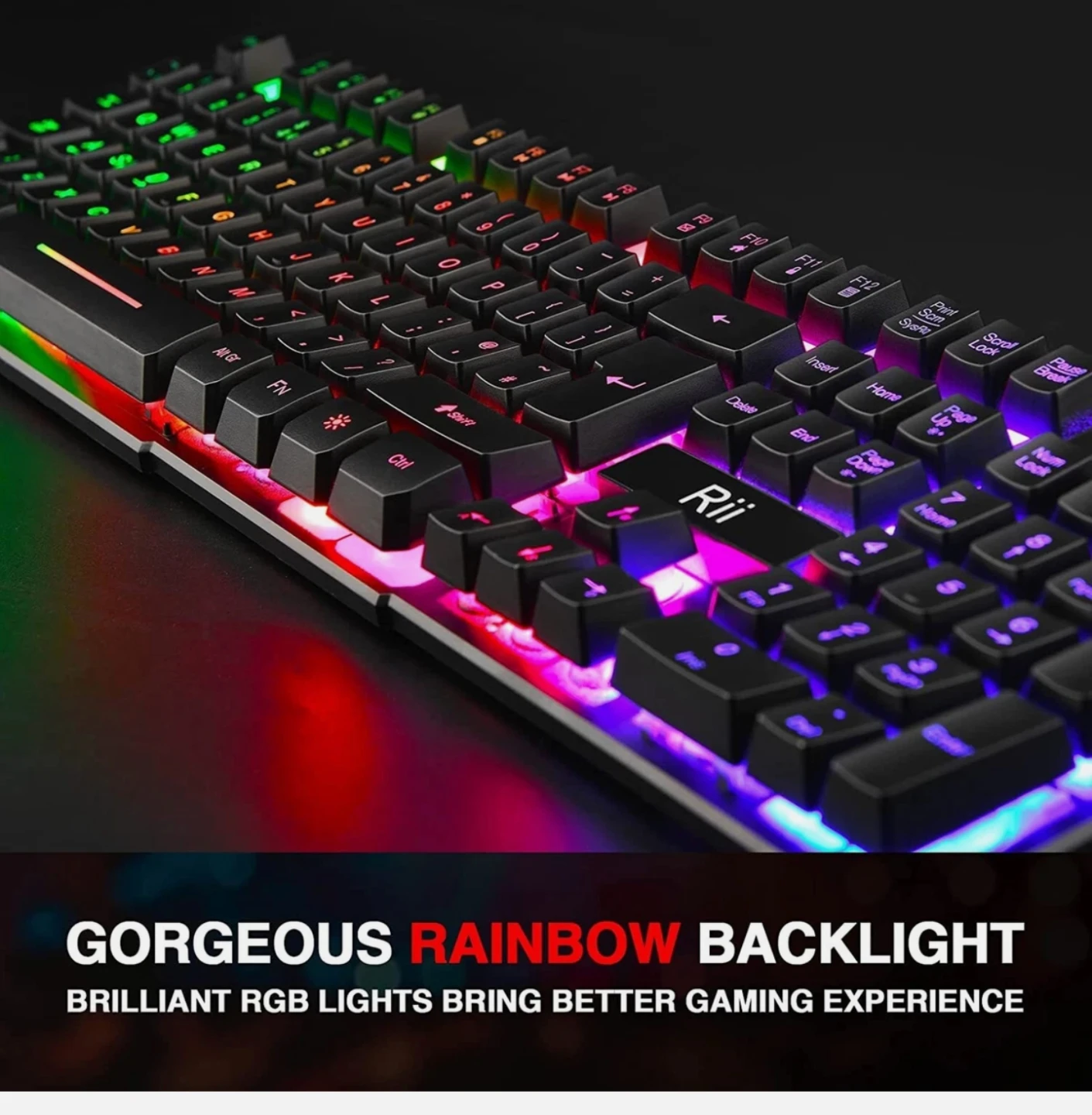 Rii Slim RGB Gaming Keyboard - photo 2