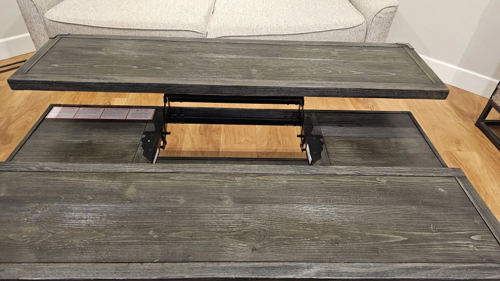 Lift Top Coffee Table and Side Table - photo 3
