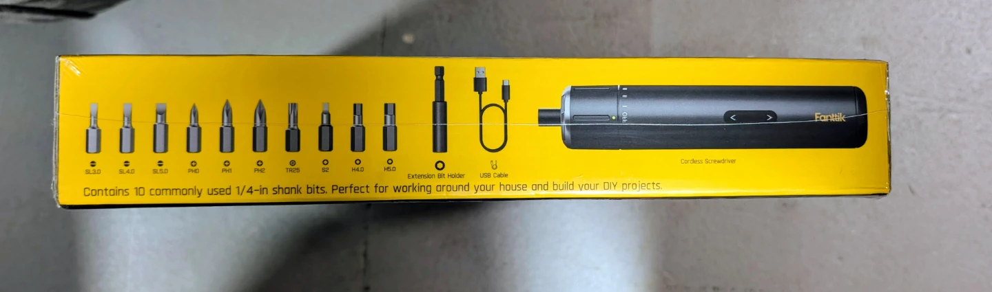 Fanttik Cordless Screwdriver & Tool Set - photo 4