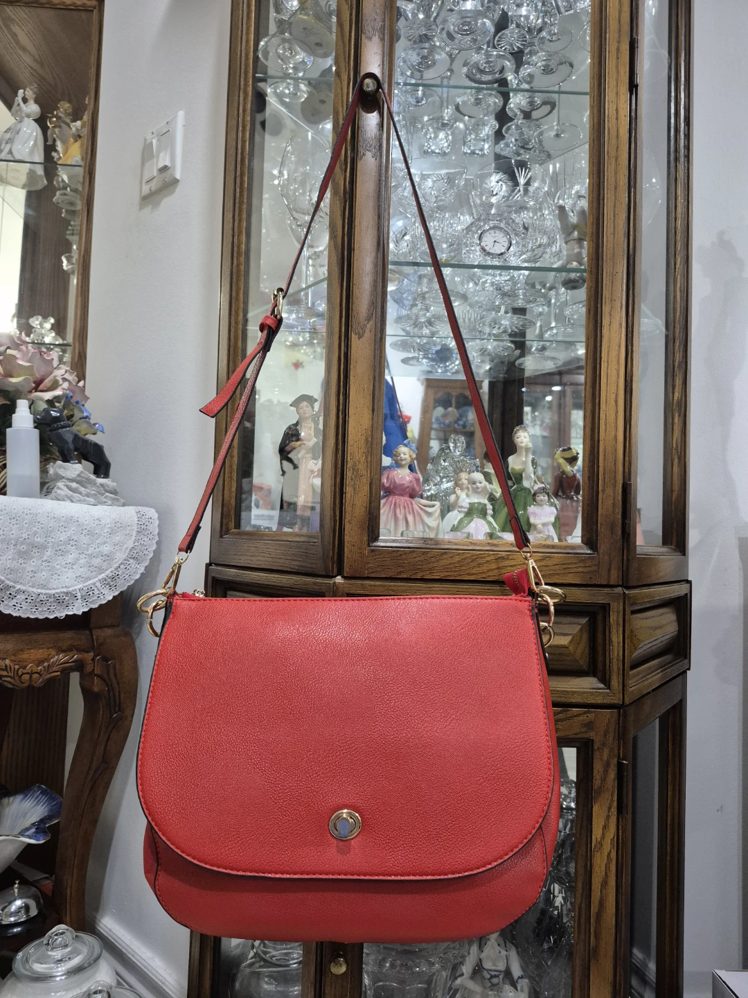 🔥Hot Deal This Week Only🔥Coach Red Leather Shoulder Bag