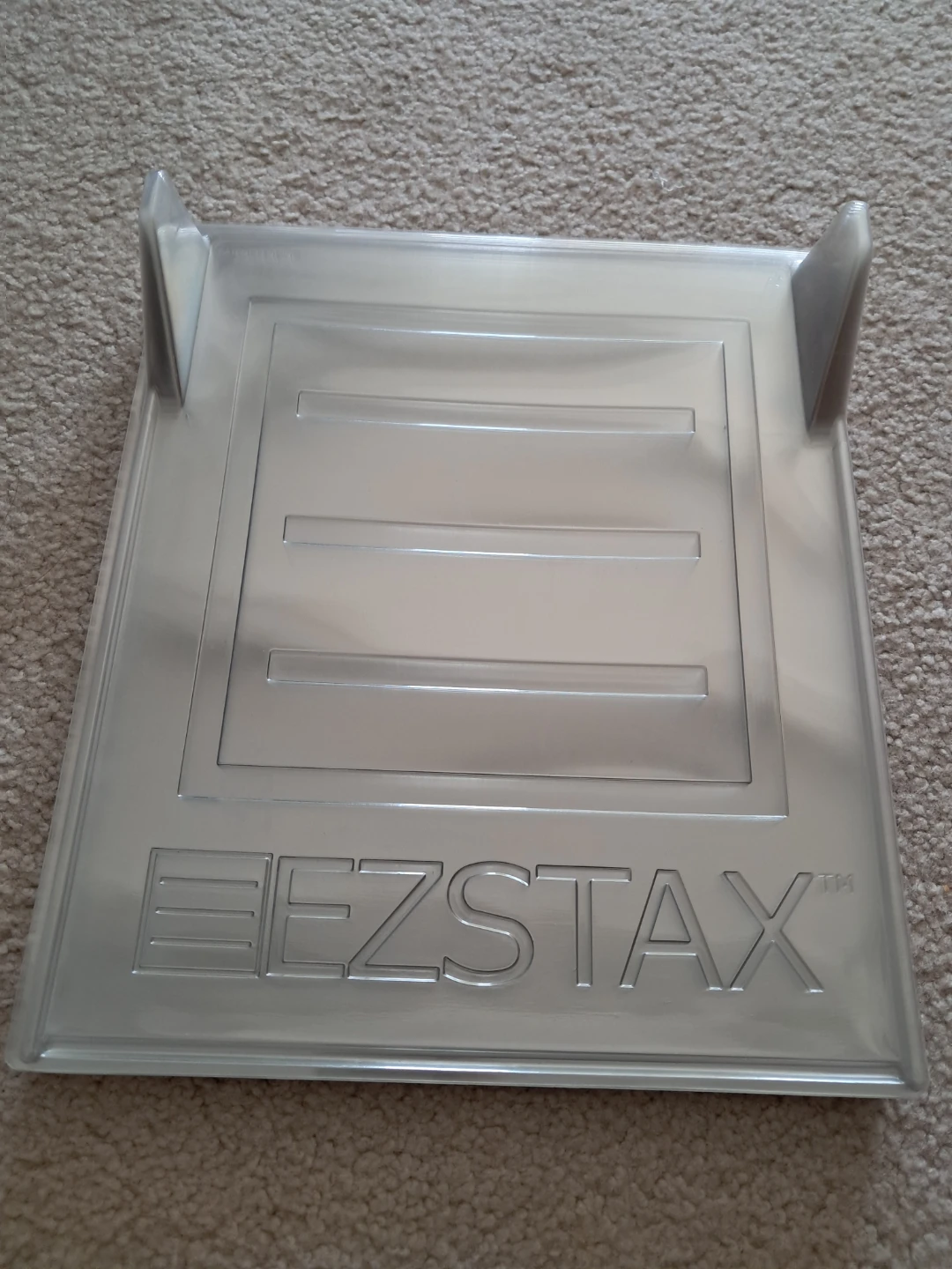 EZSTAX Clear Plastic Stacking Organizer Trays