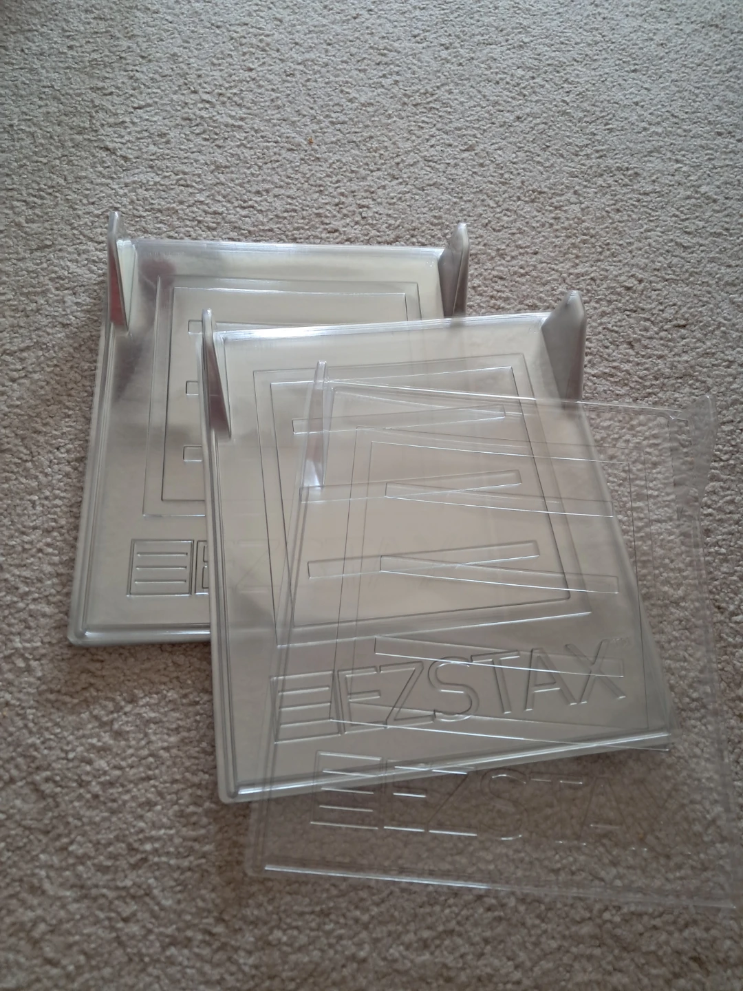 EZSTAX Clear Plastic Stacking Organizer Trays - photo 2