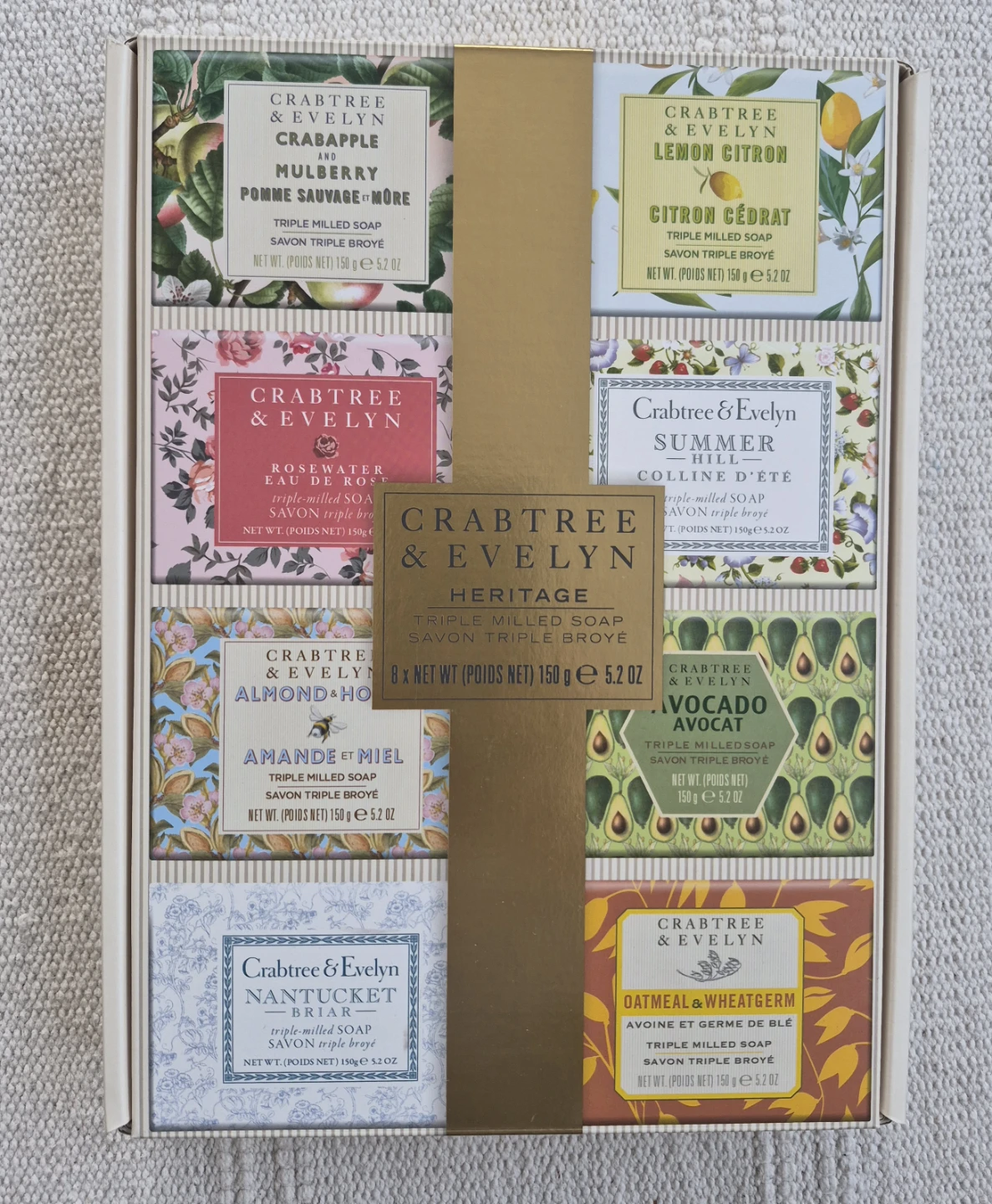 Crabtree & Evelyn Triple Milled Soap Set - 8 Bars