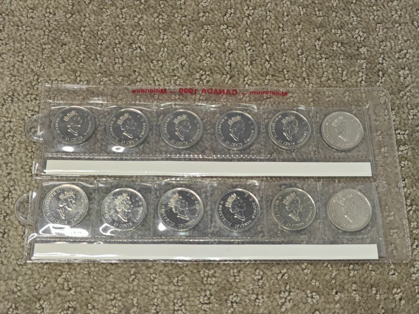 1999 Royal Canadian Mint Millennium 12 Coin Set Collection - photo 4