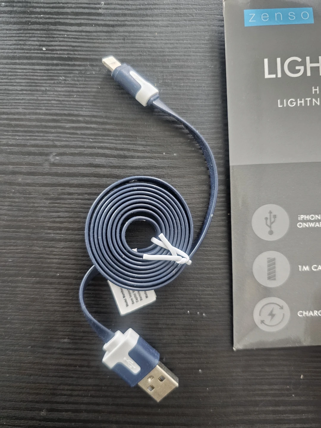 (NEW)Zenso Lightning to USB Cable - 1M - photo 3