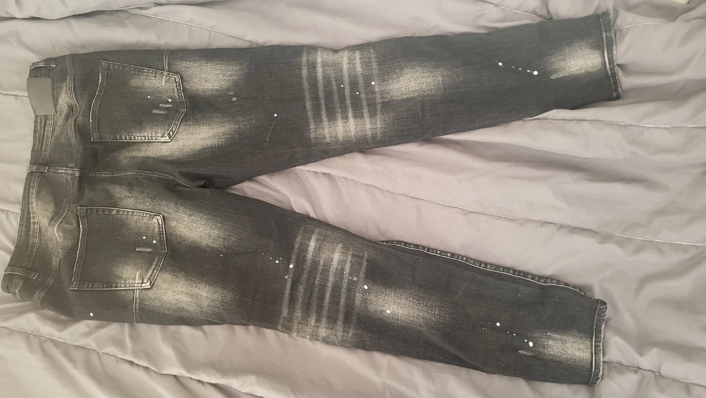 Purple Brand Men's Distressed Black Jeans - photo 4