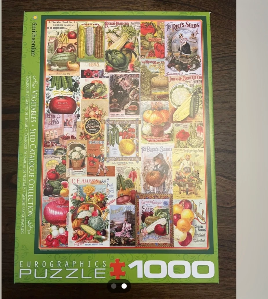 VEGETABLE AND SEEDS PUZZLE 🏆