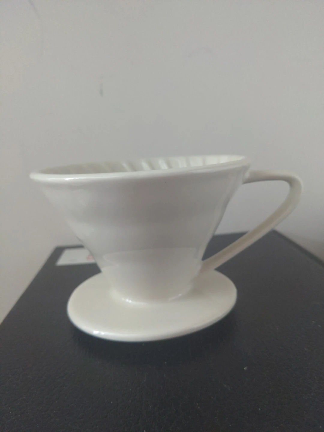 White Ceramic Coffee Dripper🥕