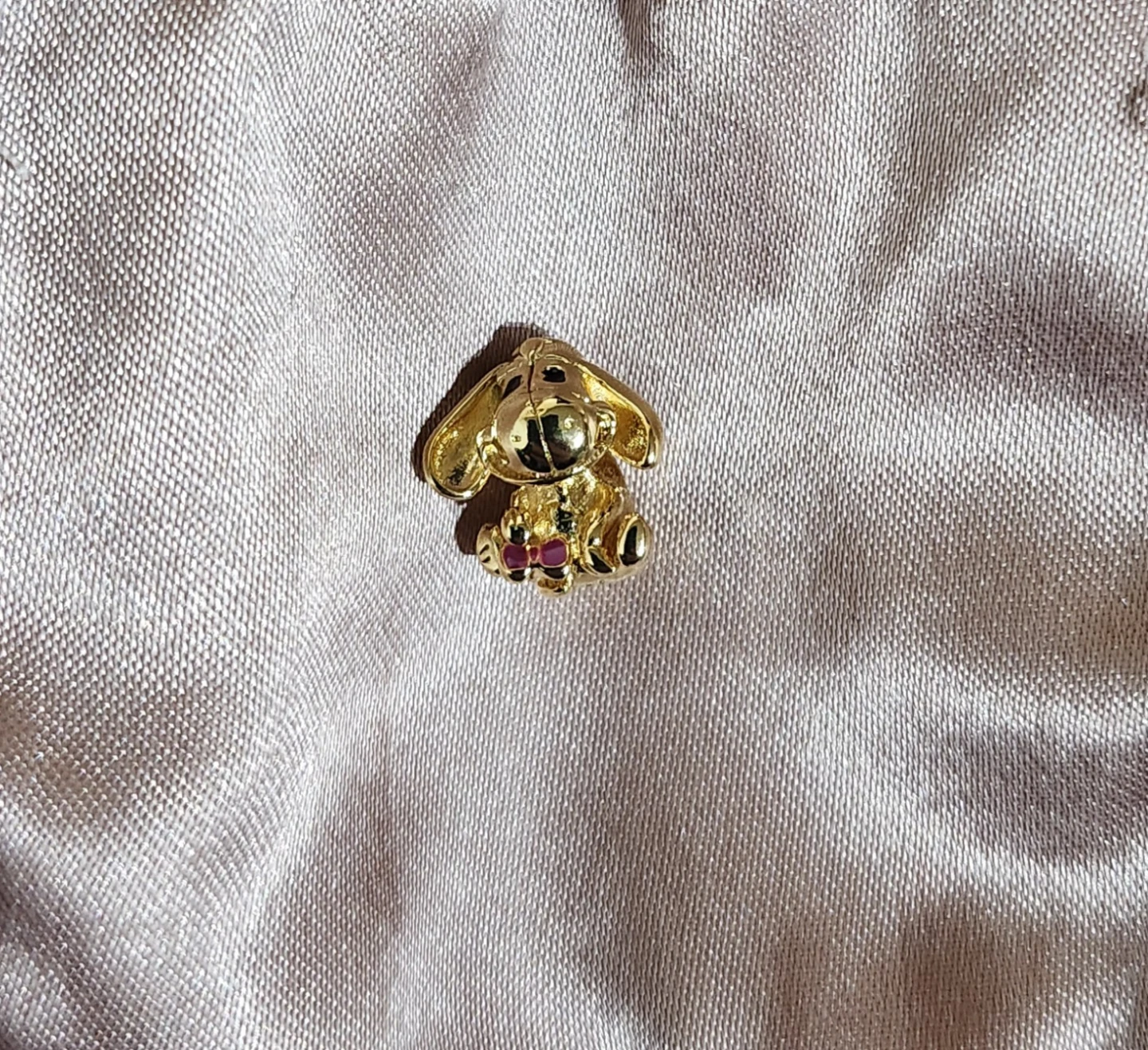 Gold Eeyore Charm