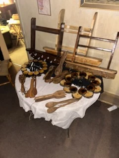 Assorted Wooden Kitchen Utensils and Decor - photo 5