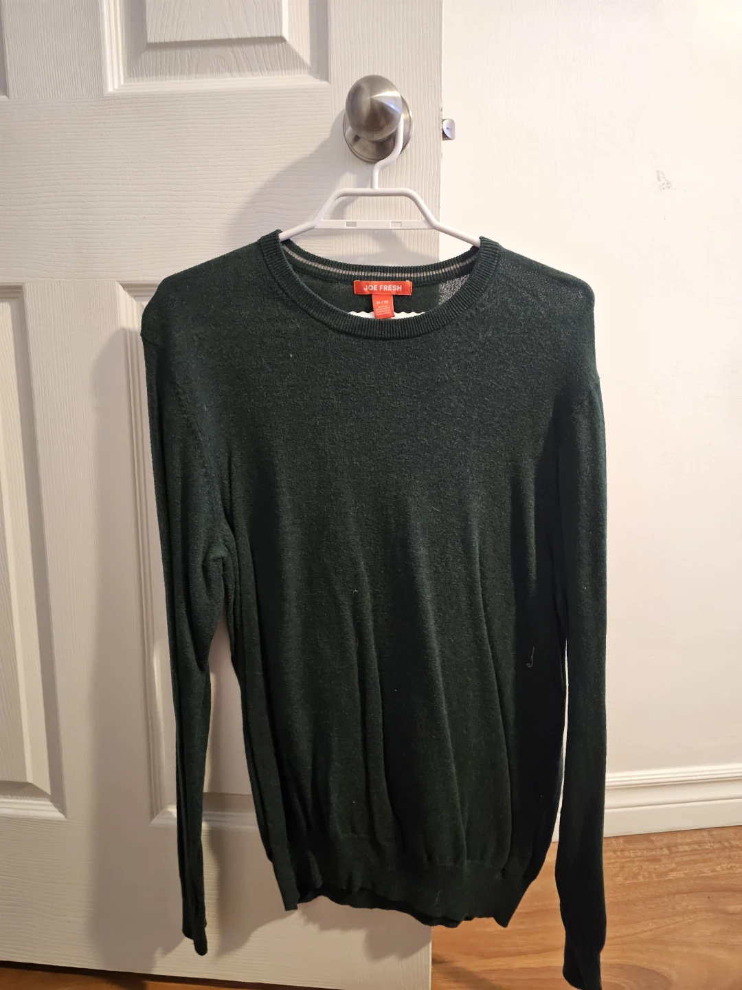 Joe Fresh Men's Dark Green Crew Neck Sweater - Size XL - photo 2