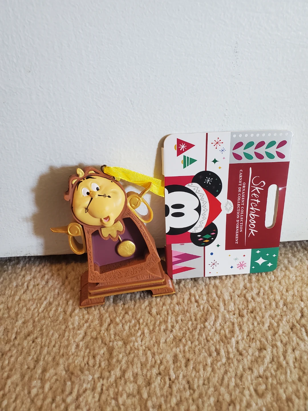 Musical Belle and Cogsworth Christmas Ornament - photo 3
