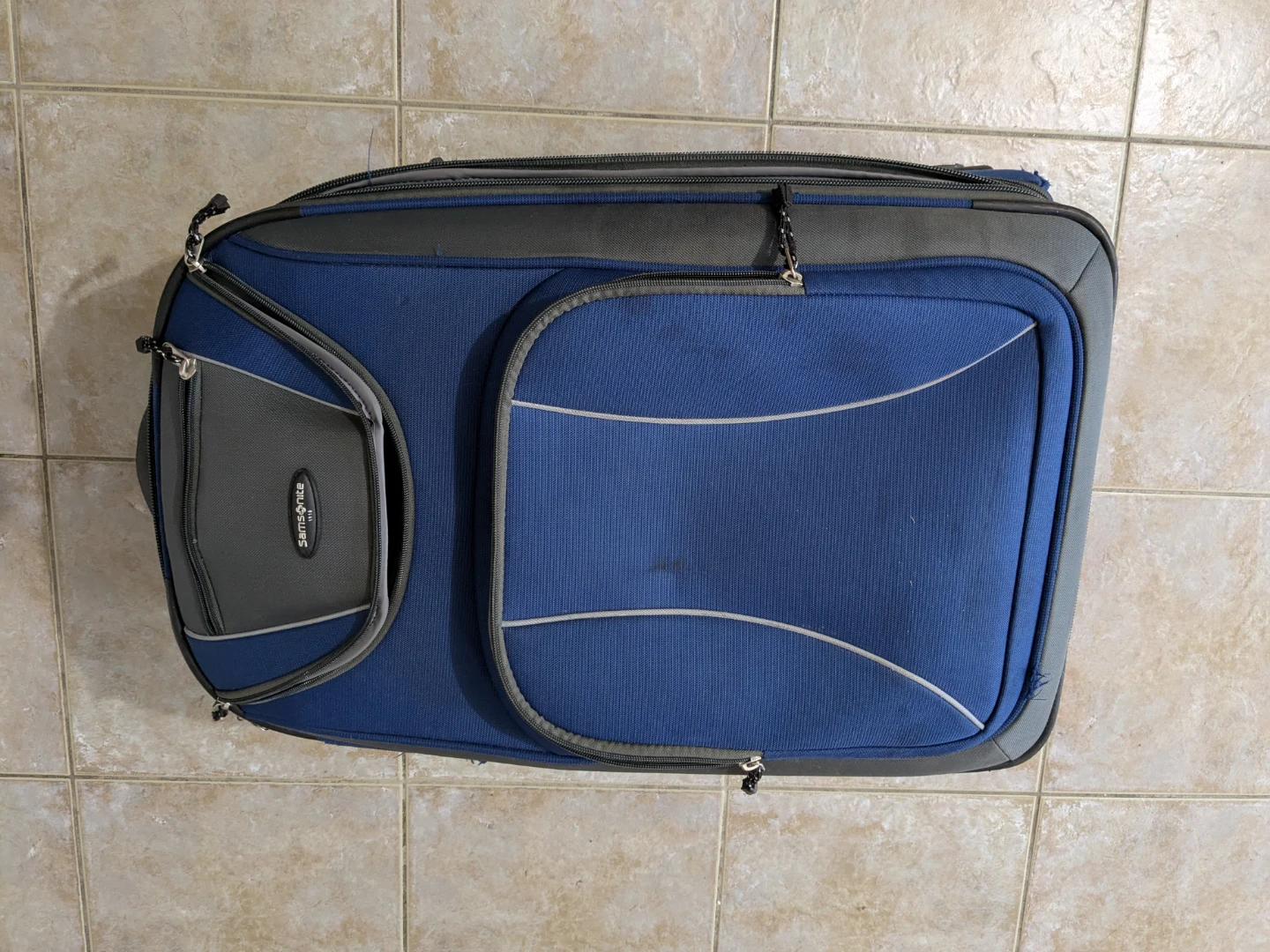 Samsonite Blue & Grey Rolling Suitcase - photo 3