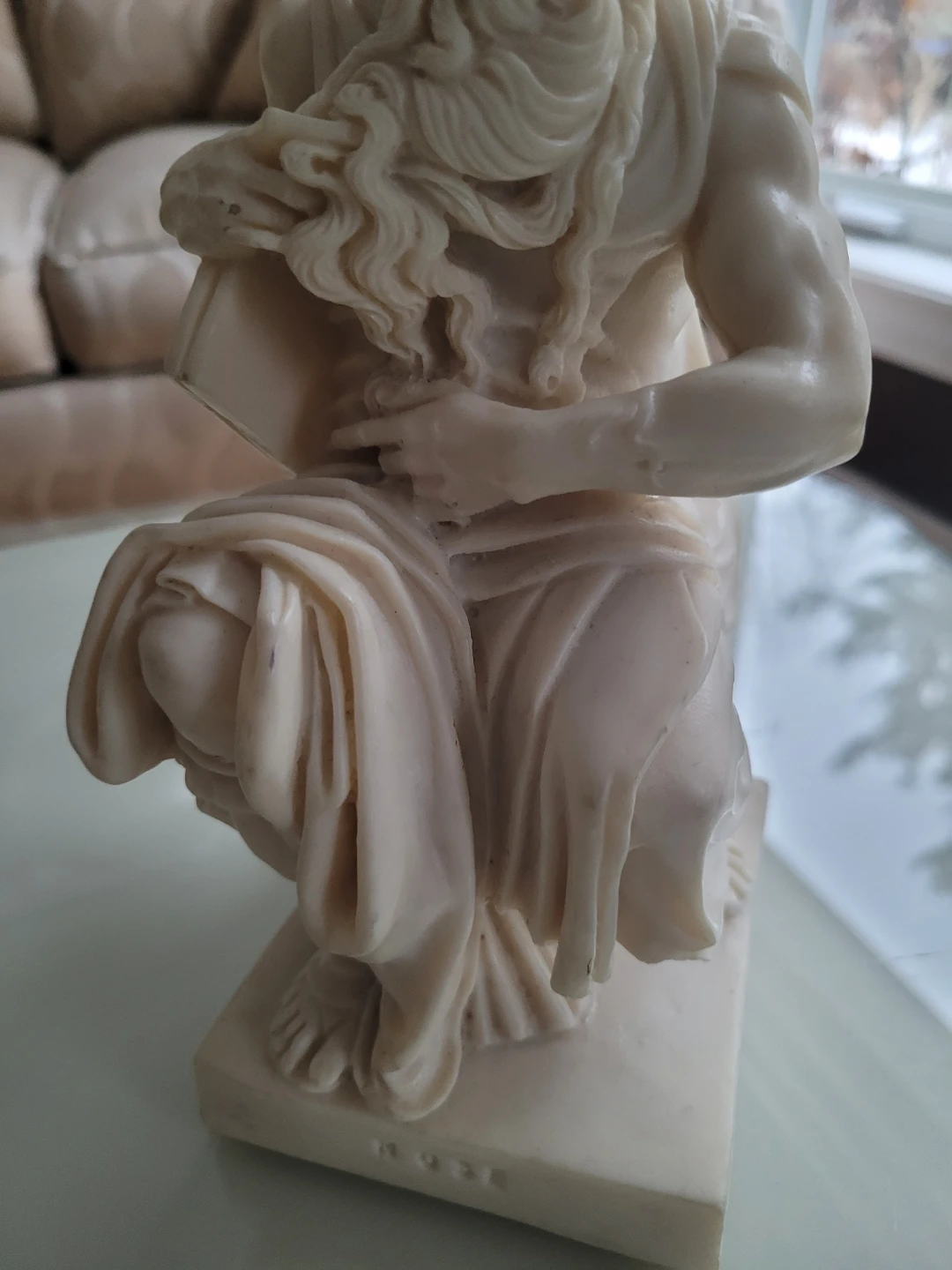 Vintage Statue of Moses - photo 3