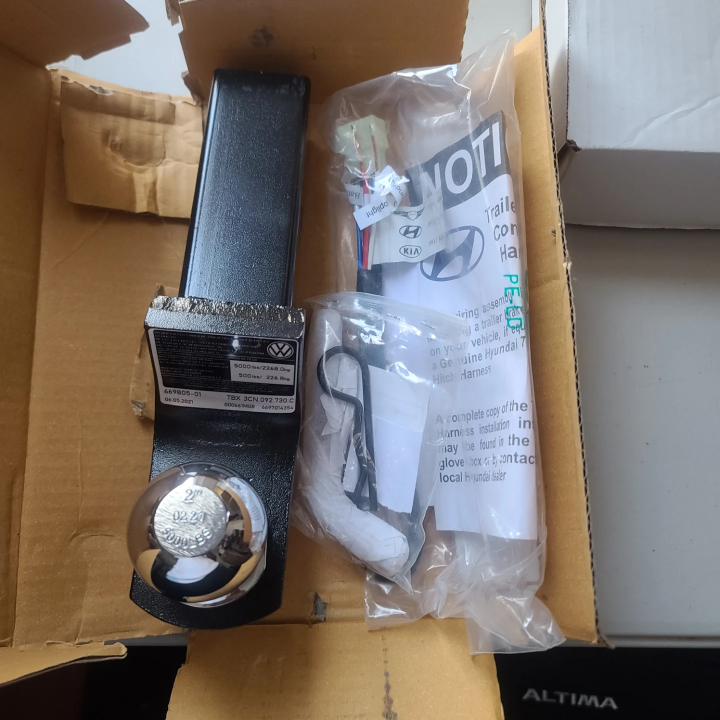 Volkswagen Trailer Hitch Ball Mount - photo 2