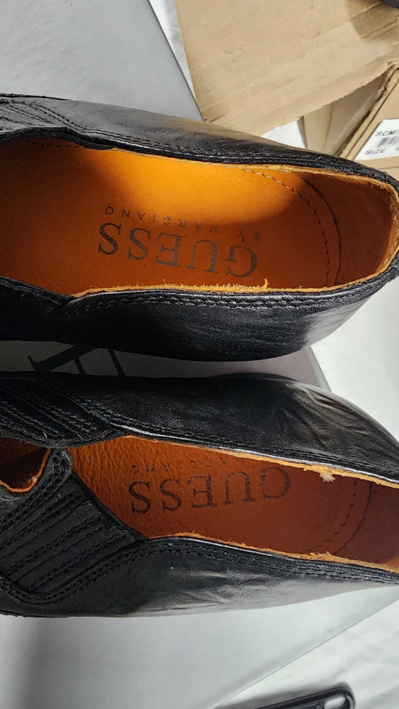 Guess by Marciano Black Leather Loafers - Size 10.5 - photo 2