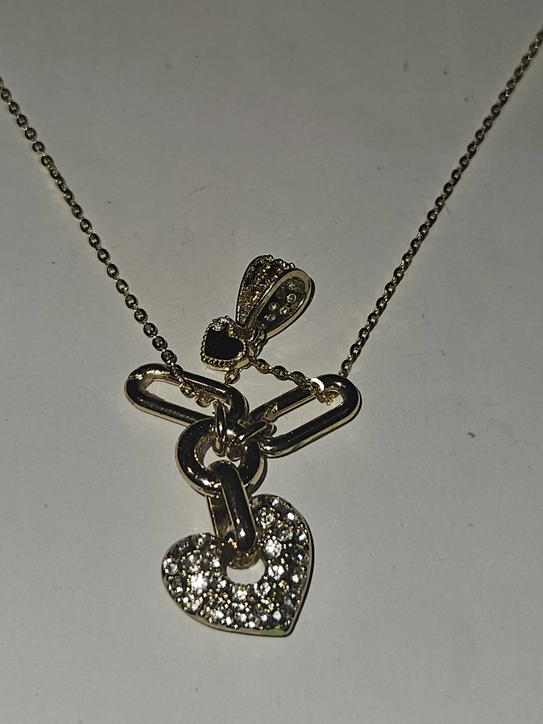 24k Gold plated Necklace with 24k solid gold pendant - photo 4