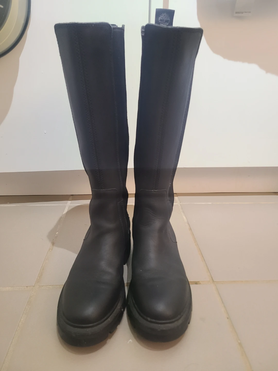 Timberland Women's Black Knee-High Boots Size 7.5