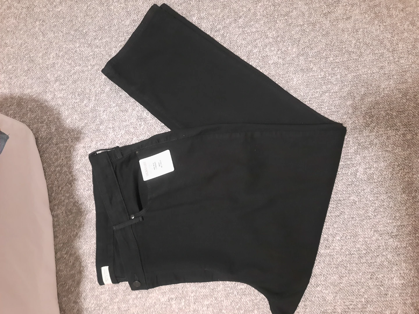 New black  Jean, Levi Strauss Signature Mid-Rise Straight