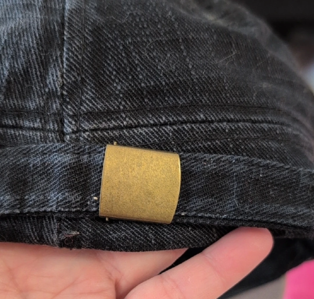 Denim Cadet Hat with Paris Embroidery - photo 5