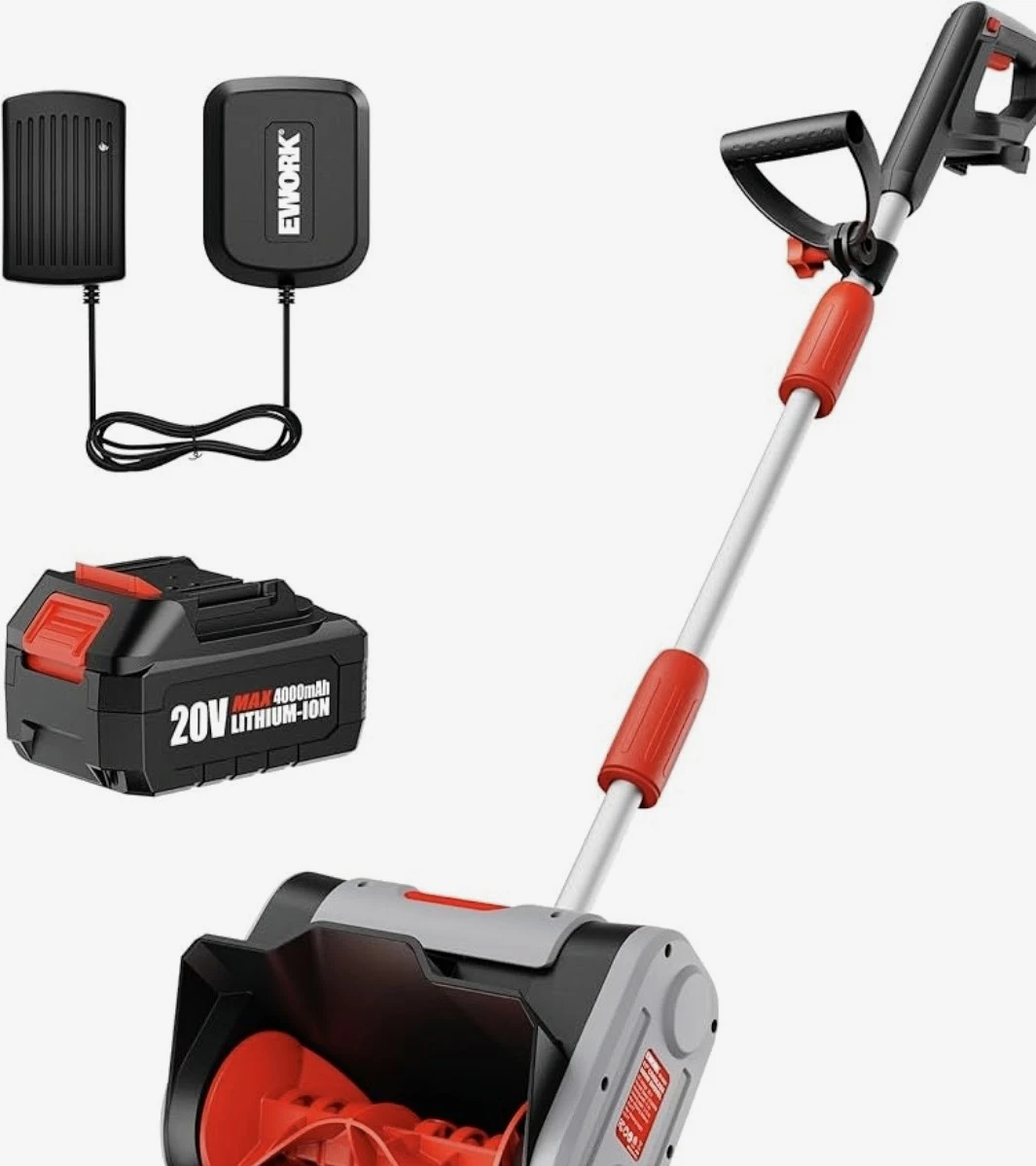 EWORK Cordless Electric Snow Shovel 20V