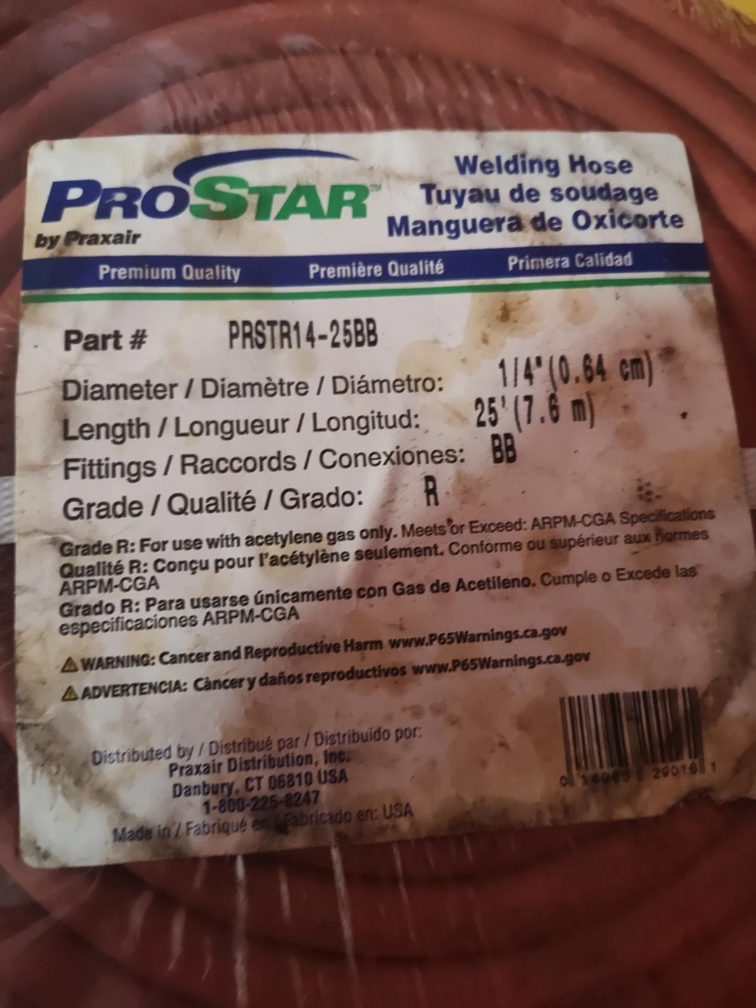 ProSTAR Welding Hose 25 ft