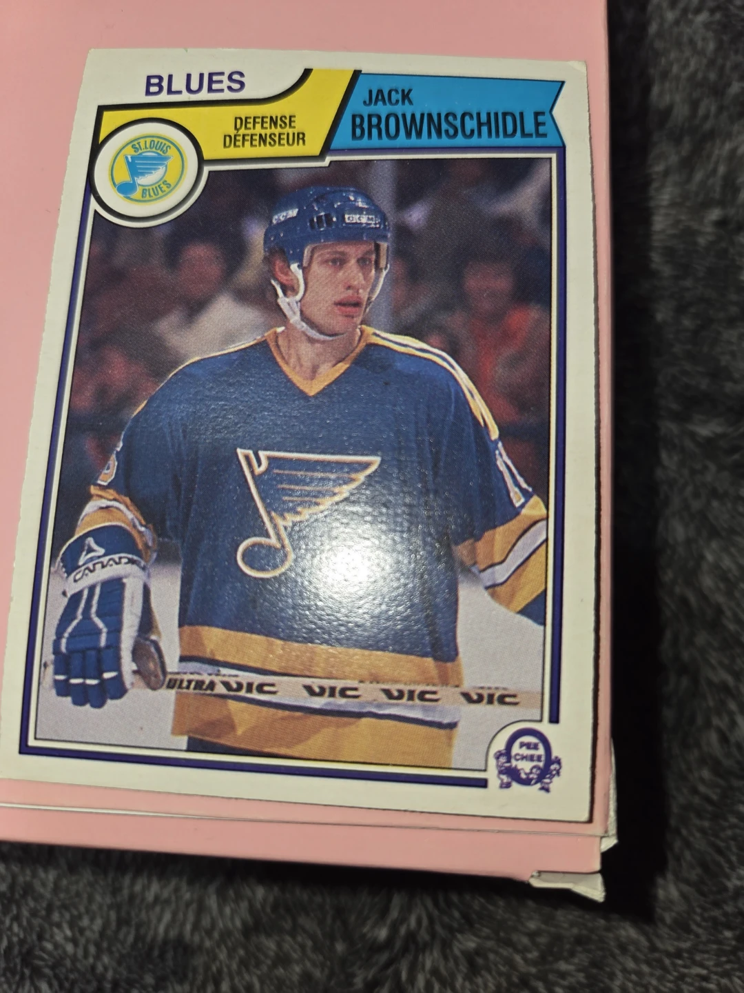 1983 O-Pee-Chee Jack Brownschidle Hockey Card