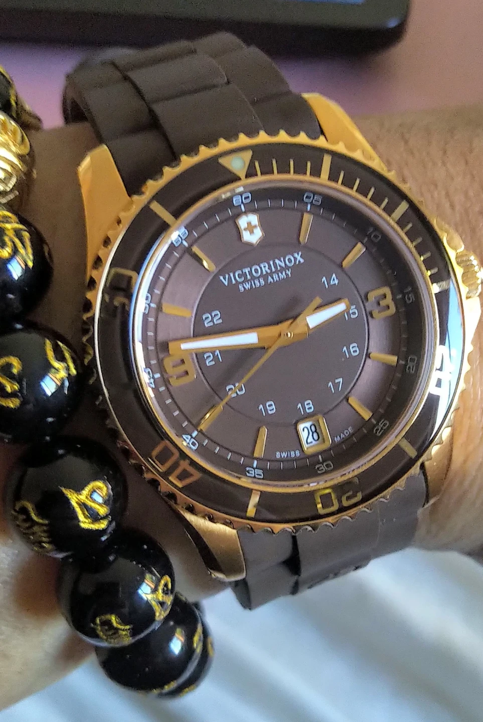 Victorinox Swiss Army Brown Dial Watch