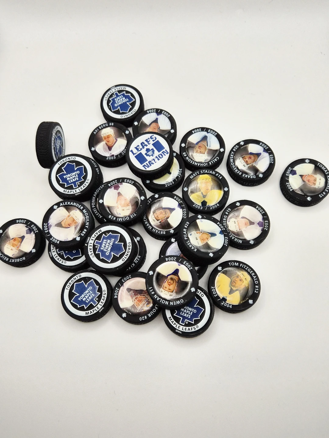 🏆Toronto Maple Leafs Mini Puck Collection 2003/04 - photo 4