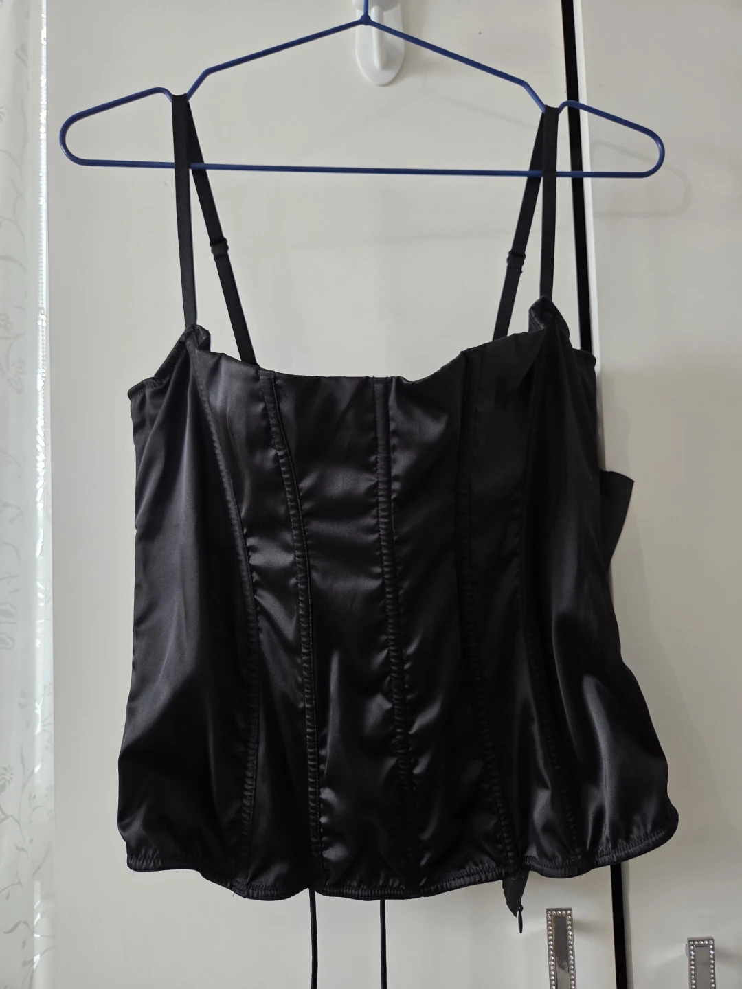 Black Satin Corset - photo 5