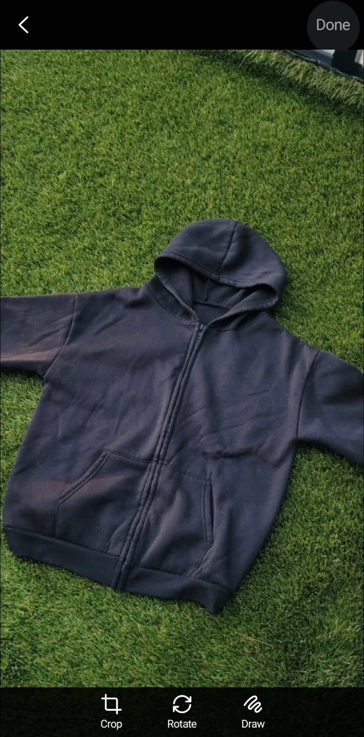 Black Full Zip Hoodie - photo 2