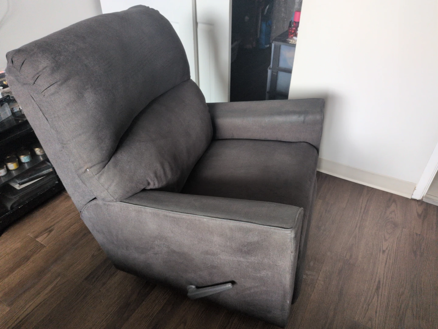 Dark Grey Recliner Chair - photo 3