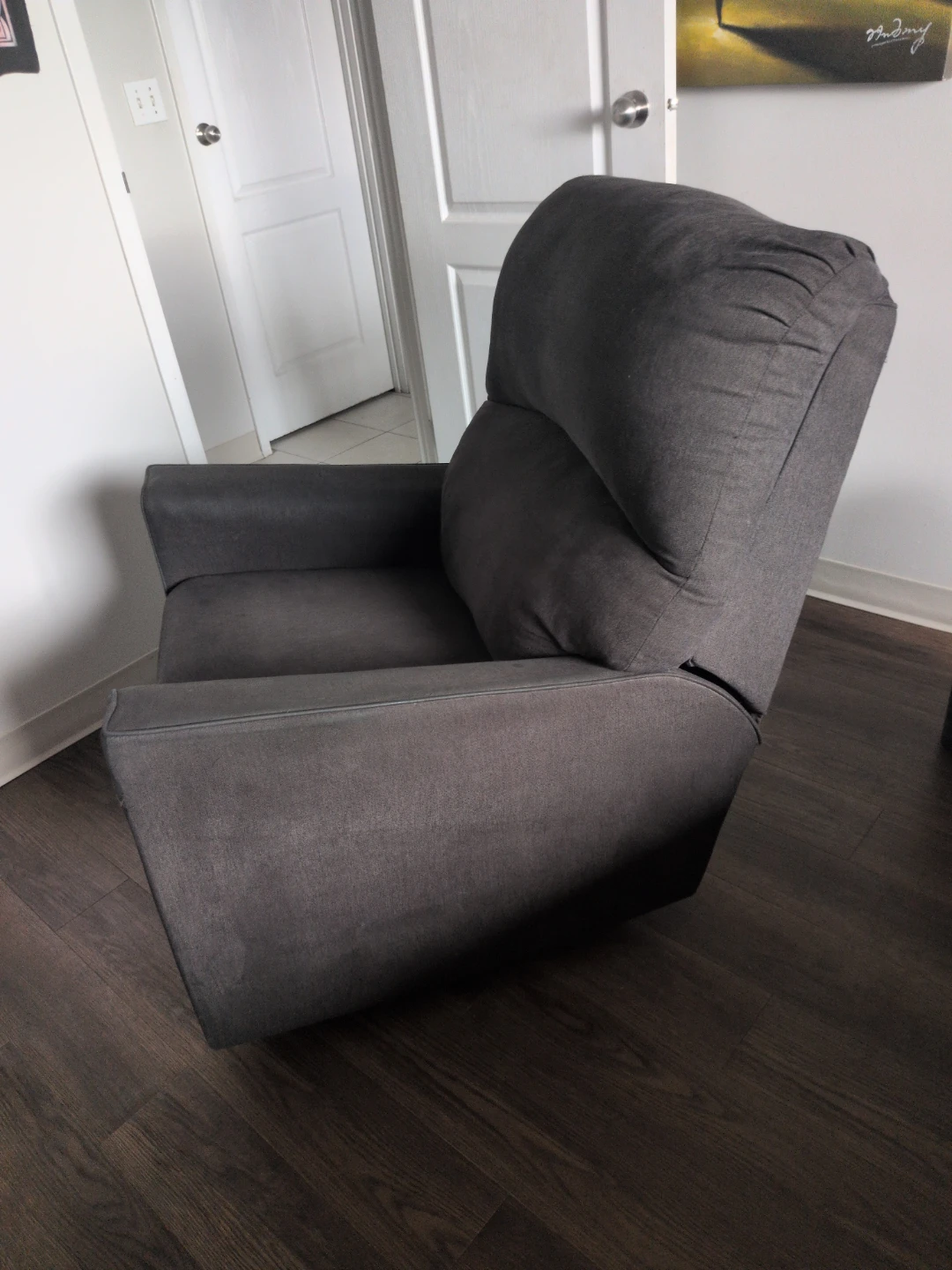 Dark Grey Recliner Chair - photo 4