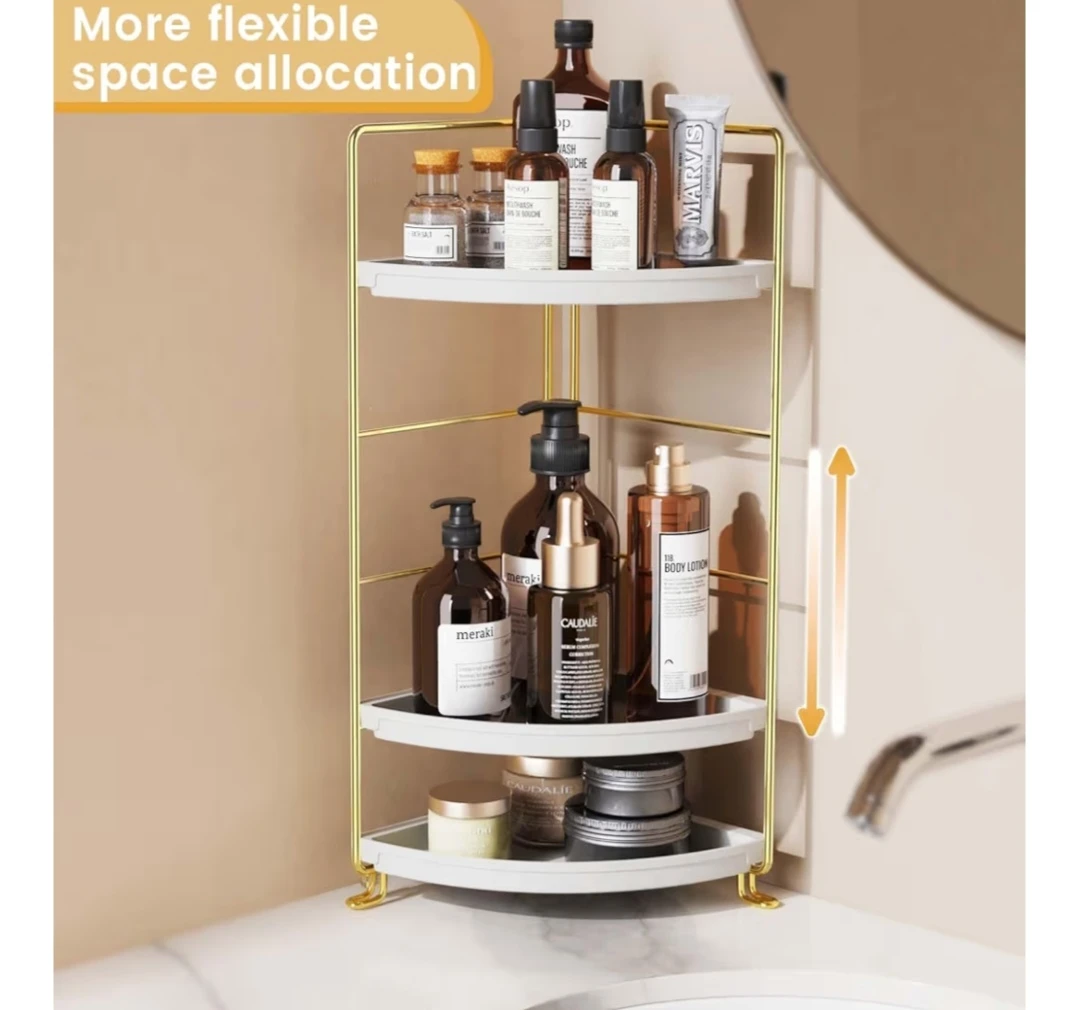 3-Tier Bathroom Corner Organizer - photo 2